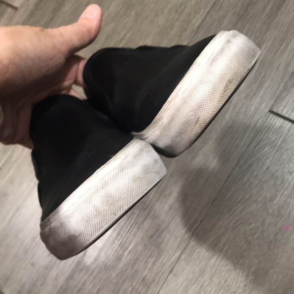 Vans Deluxe Comfort Classic Black Leather Slip-On Sneakers size 6 - Picture 3 of 8